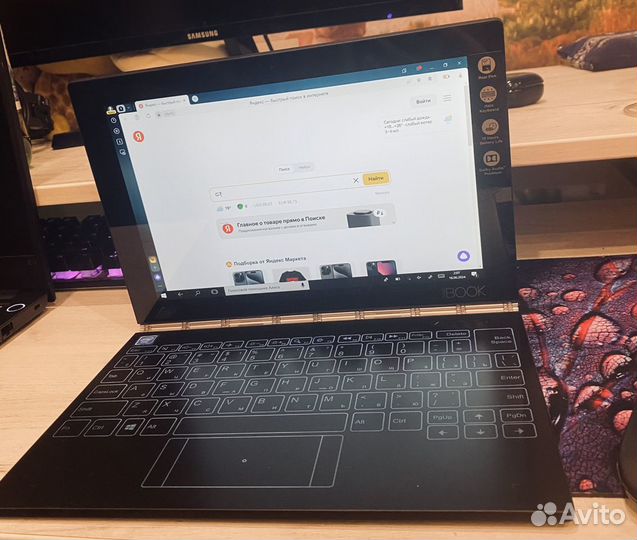 Lenovo Yoga Book YB1-X91L. Емкость батареи 96%