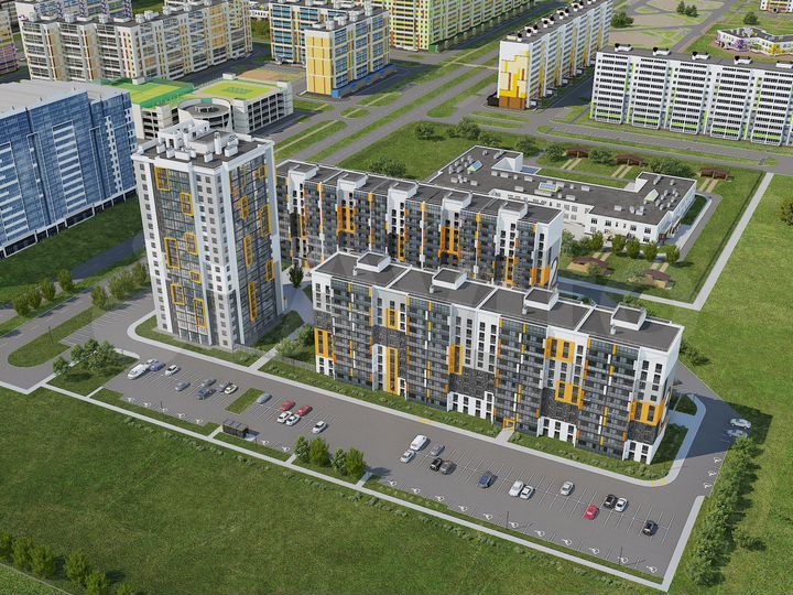 2-к. квартира, 56,6 м², 2/10 эт.