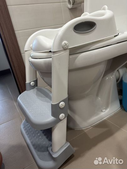 Накладка для унитаза детская со ступеньками