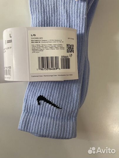 Носки Nike высокие оригинал 41-46