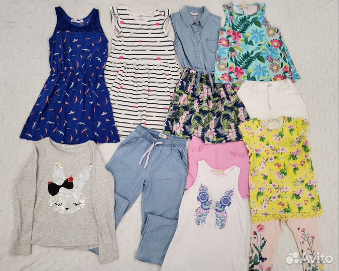 Одежда длядевочки пакетом 134 140