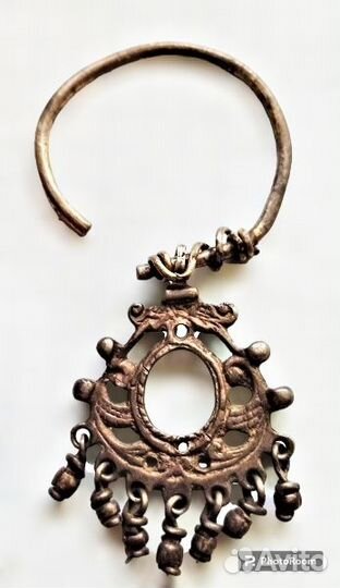 Серьга голубец 17 век огромная редкая подарок