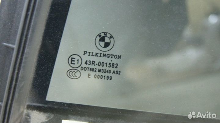 Стекло двери маленькое RL BMW 530i F10 (Кузовное ж