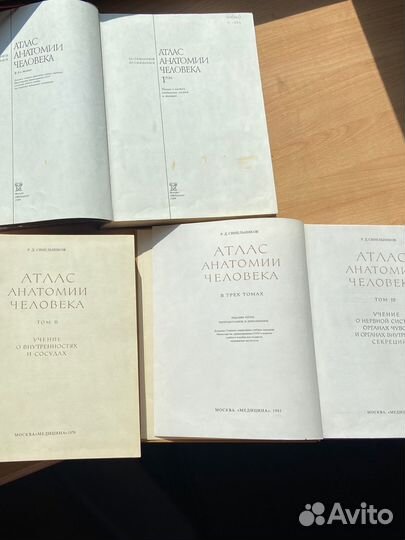Атлас анатомии человека синельников