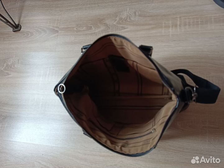 Мужской кожаный портфель бу