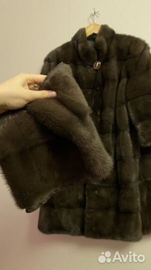 Шуба женская натуральная 46