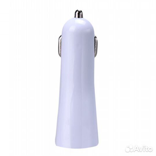 USB авто адаптер белый 12В iPad, iPod, iPhone