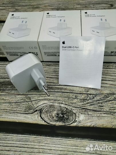 Зарядка на 35W USB-C+USB-C