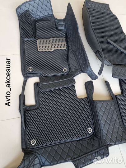 3Д Коврики Mercedes GL W166 X166 + Ева коврики