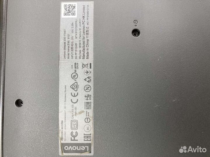 Ноутбук Ноутбук Lenovo IdeaPad 330-17AST (81D7000F