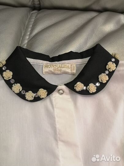 Нарядная блузка monnalisa для девочки