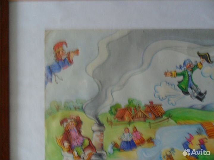 Картина с изображением персонажей из мультфильмов