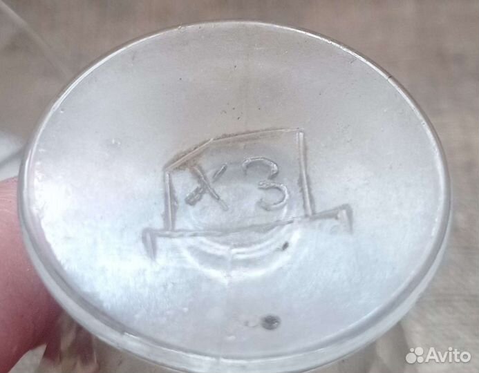 Лафитник - гранёная рюмка на ножке В наличии 8 шт