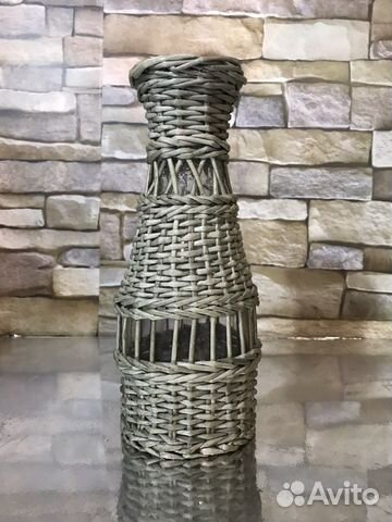 Ваза плетеная