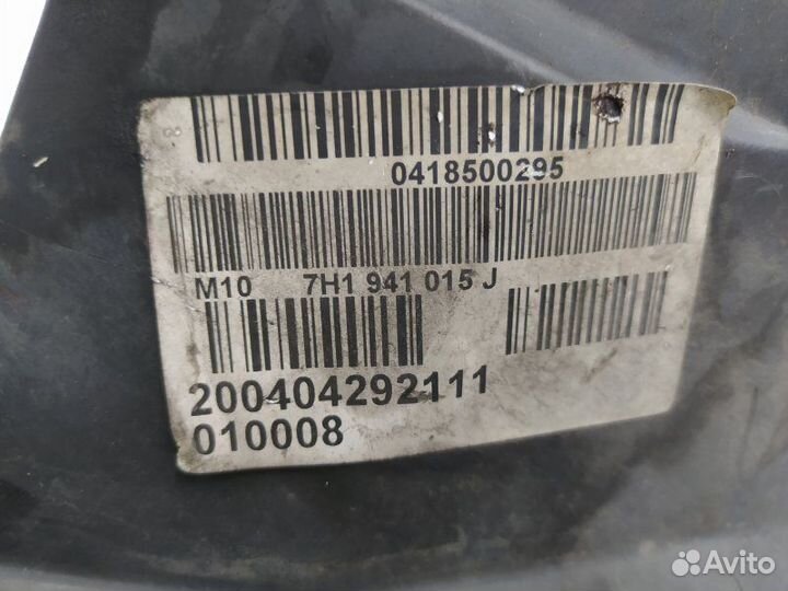 Б/У Б/У Фара левая Европа 7H1941015J VAG