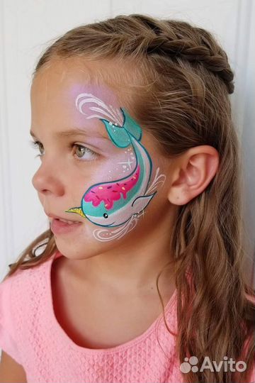 Аквагрим, бьюти бар, прически, блеск тату