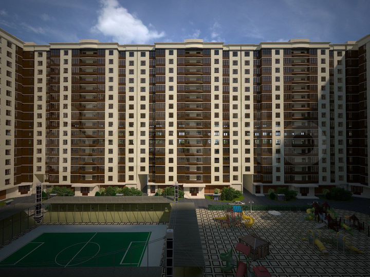 2-к. квартира, 75 м², 5/16 эт.