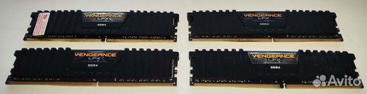 Оперативная память Corsair Vengeance DDR4 (4 гб)