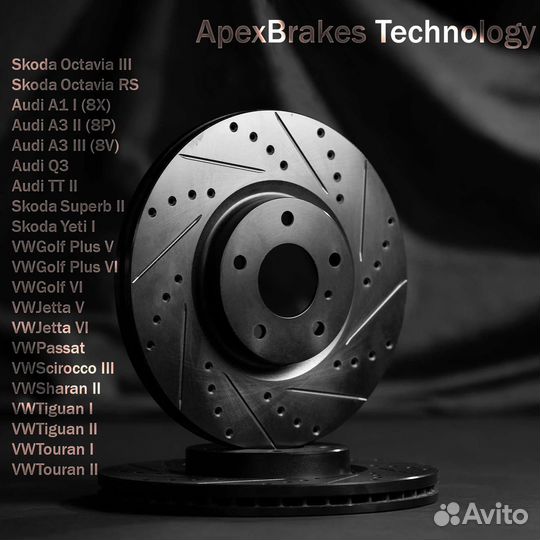 Тормозной диск Octavia A7 Golf Tiguan 1K0615301