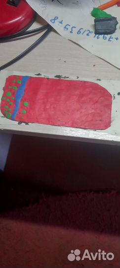 Бумажно–пластилиновый телефон