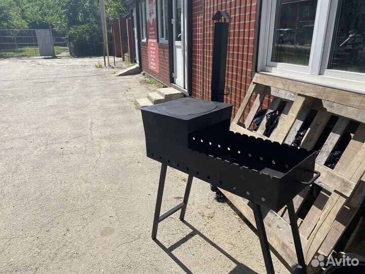 Мангал, Мангал с печкой под казан