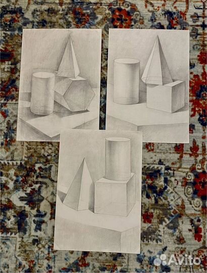 Работы по рисунку