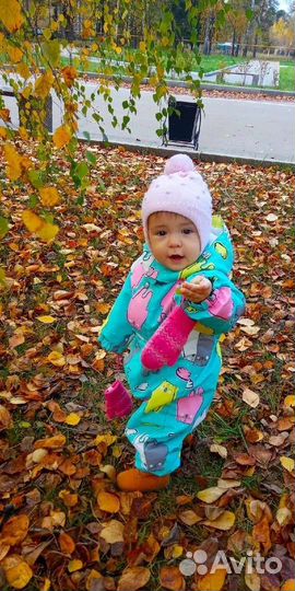 Комбинезон весна осень для девочки 80