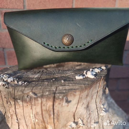 Футляр для очков из натуральной кожи