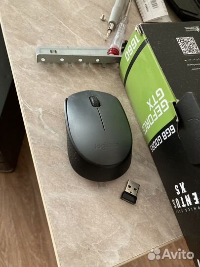 Мышь беспроводная Logitech M170 910-004646 серый