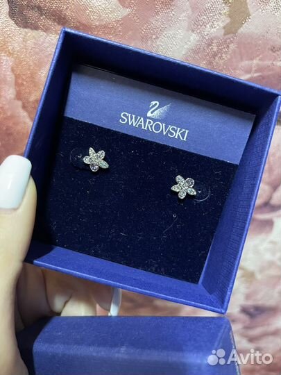 Серьги swarovski