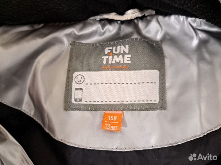 Пуховик зимний для девочки 158