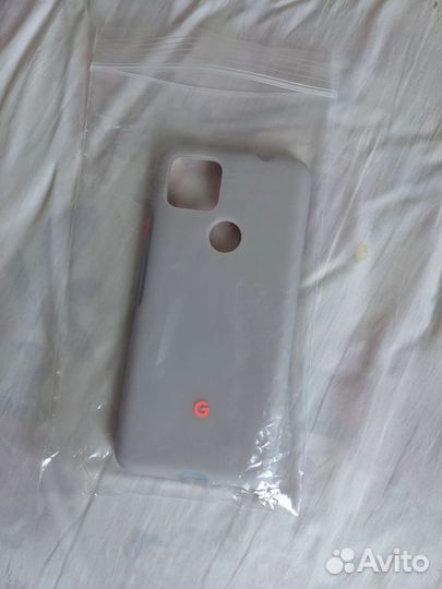 Чехол pixel 5a original case Partially Pink 5a