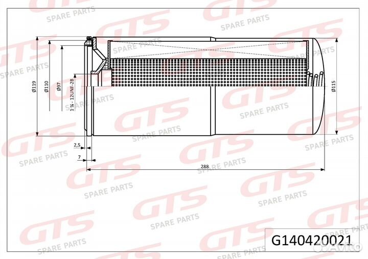 Фильтр топливный 6003193310