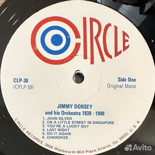 Jimmy Dorsey And His Orchestra 1939-1940 (1982г.)
