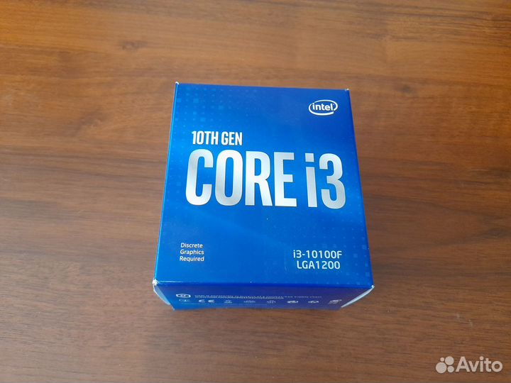 Процессор Intel Core I3 10100f (box)