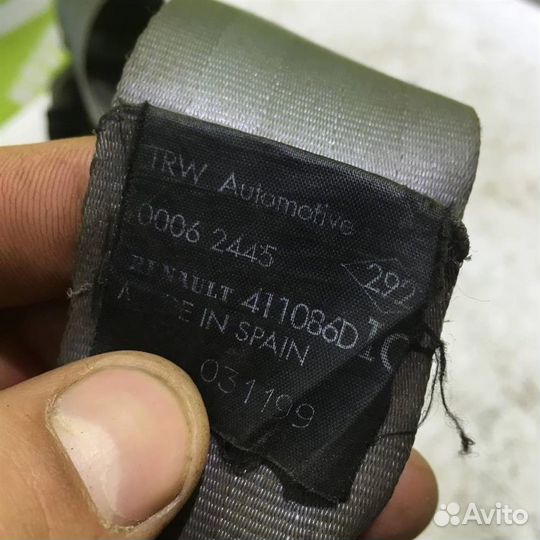 Ремень безопасности Рено Клио 2 Симбол