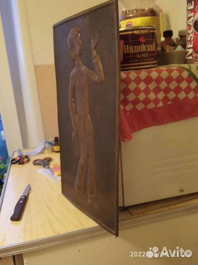 Картина медная чеканка