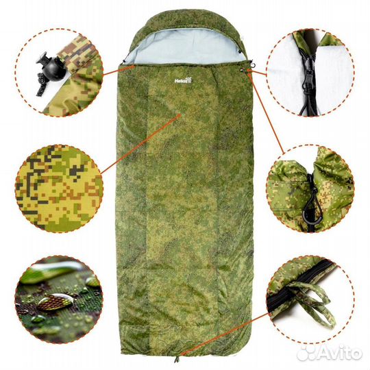 Спальный мешок батыр extreme (220х90) Stratex 300