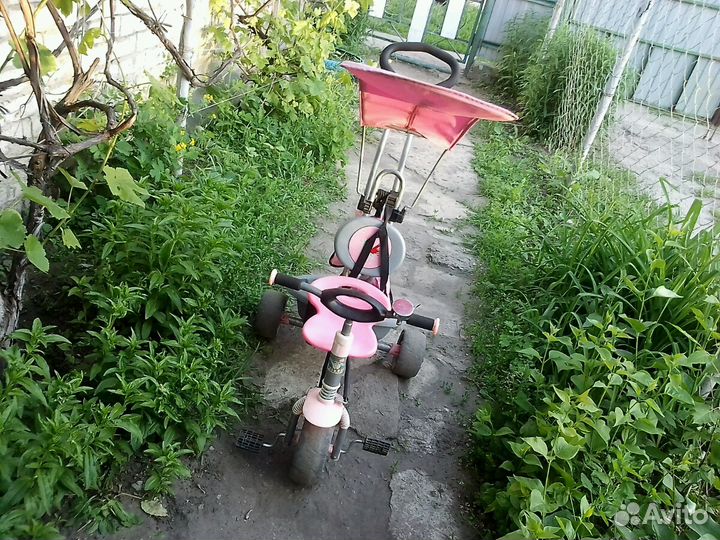 Велосипед с ручкой управления