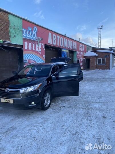 Toyota Highlander 3.5 AT, 2014, 110 000 км