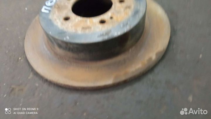 Задний тормозной диск Пежо 4007