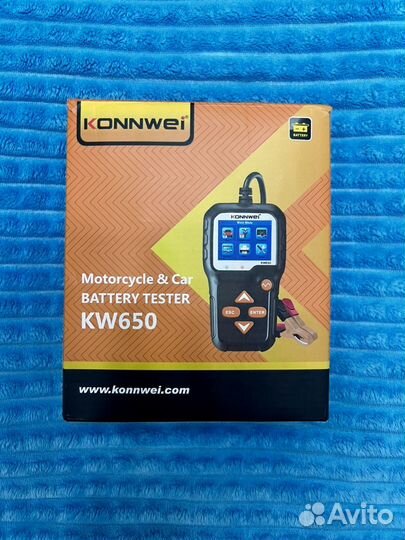 Тестер АКБ Konnwei KW650 для Антона