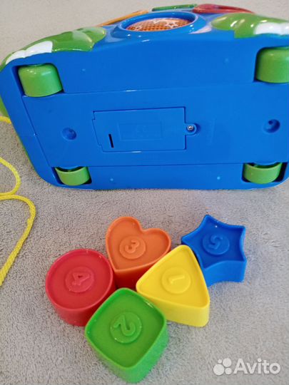 Сортер Черепаха (звук, свет, каталка)