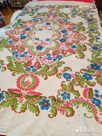 Скатерть советская винтажная