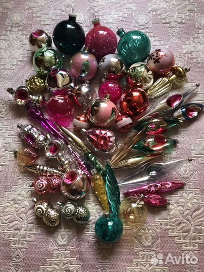 Елочные игрушки СССР одним лотом