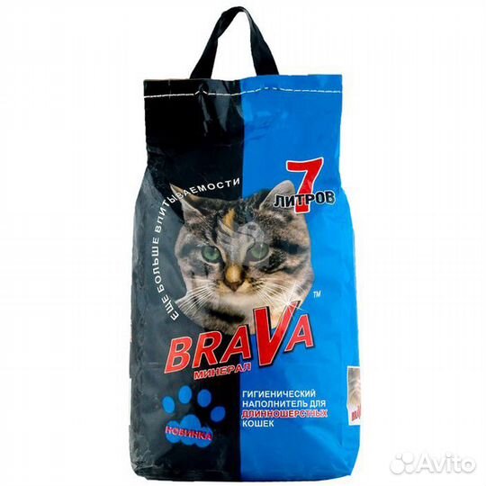 Наполнитель BraVa для длинношерстных кошек