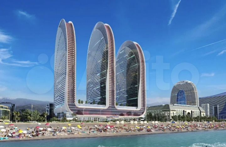 3-к. квартира, 72,5 м² (Грузия)