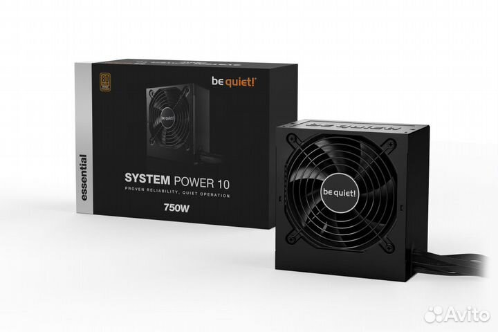 Блок питания Be Quiet 750W system power 10 BN329