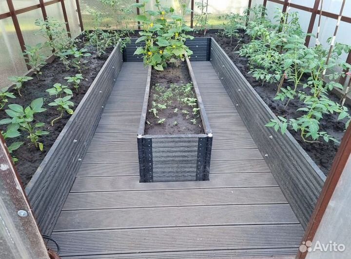 Клумбы из дпк