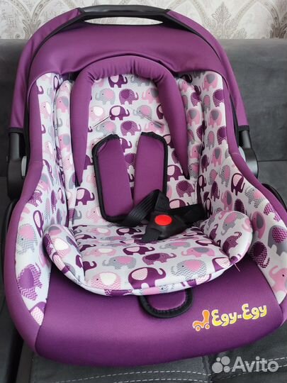 Автолюлька от 0 до 13 кг с анатомическим вклыдышем